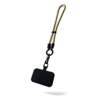 Beige wrist phone strap